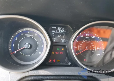 2012 Hyundai Elantra Gls z USA, uszkodzony, nr VIN KMHDH4AE7CU324521